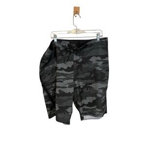 O'Neill Superfreak Camo Boardshorts Mens 38 Surf Swim Stretch Performance